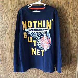 Gymboree Navy and Yellow Graphic Tee